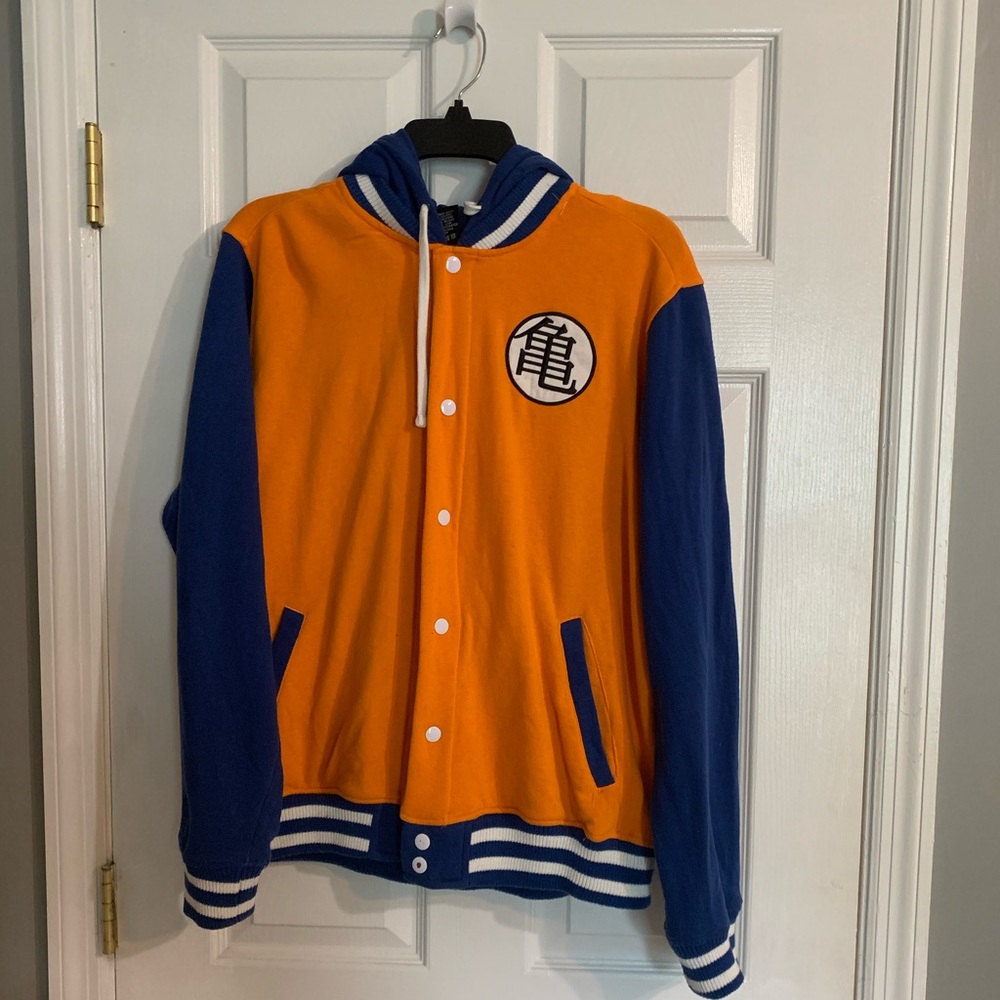 Dragon Ball Z letterman sweater style jacket